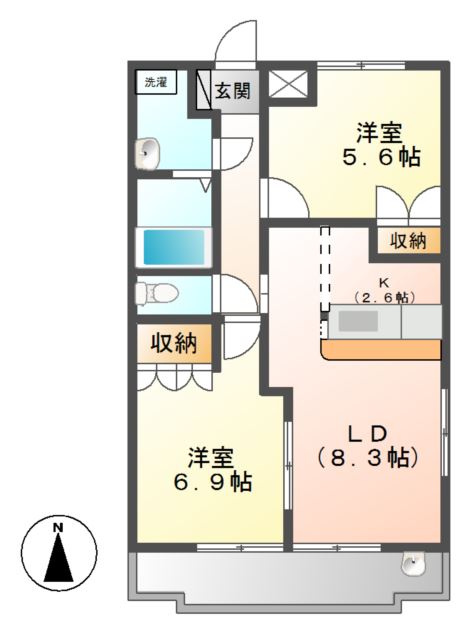 Pollux（ポルックス） 間取り