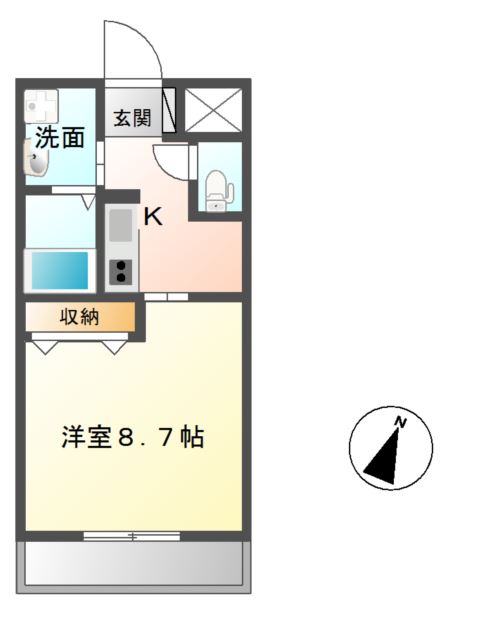 Pear-Court5（ピィアコートファイブ） 間取り