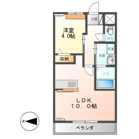 un jour B（アンジュールビー） 間取り