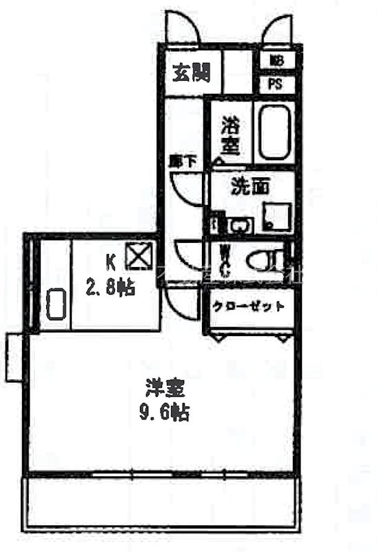 yukoto B 301号室 間取り