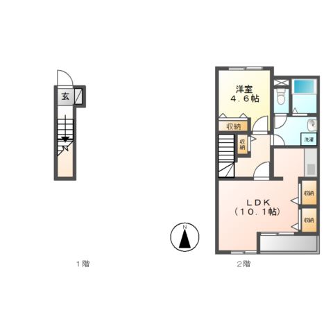 I.Room（アイルーム）Ⅰ 間取り