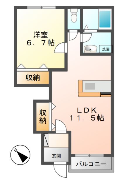 ボンヌール 間取り
