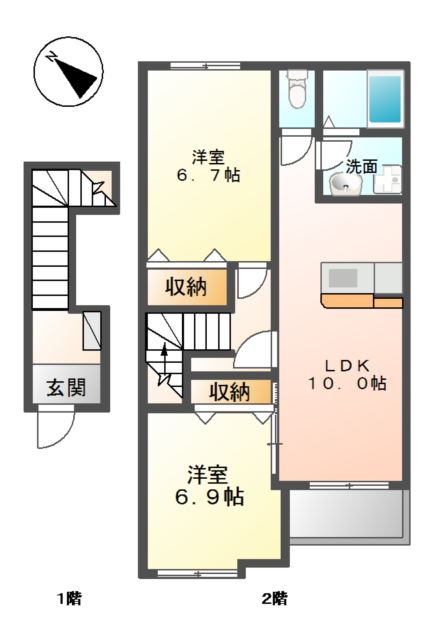 ラ・ファミール 間取り
