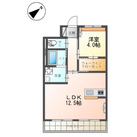 Residence Espacio（レジデンス　エスパシオ） 間取り