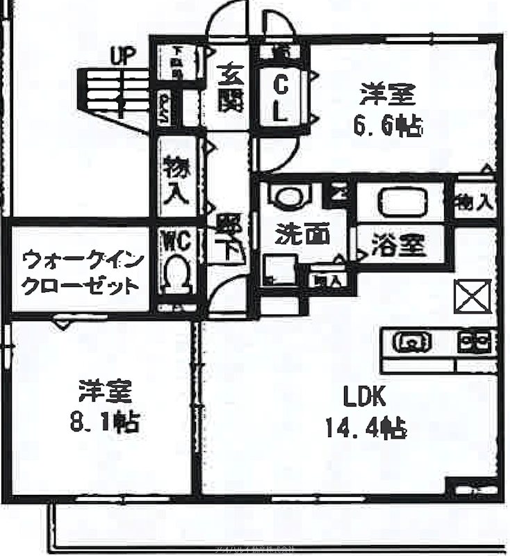 カーザヴェルデB 201号室 間取り