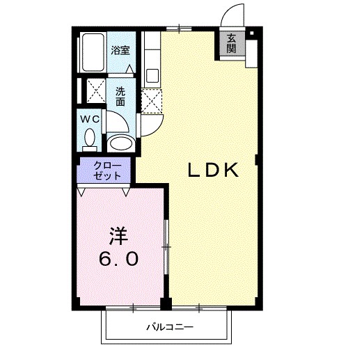 ニューシティー藤峰 104号室 間取り