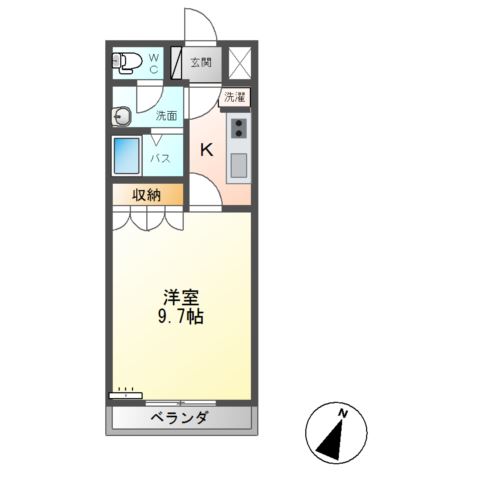 サニーサイド神立 間取り