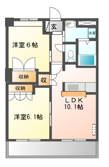 ディアコート 間取り