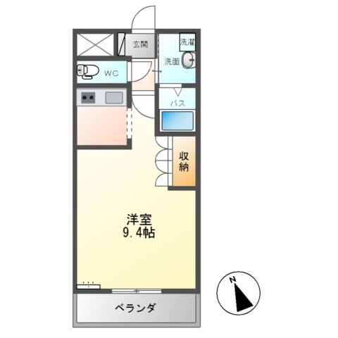 GRYFFINDORⅡ（グリフィンドール） 間取り