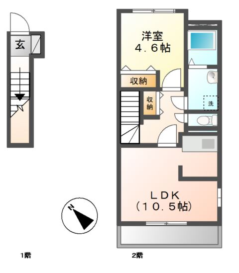 コモド　ピノ　Ⅳ 間取り