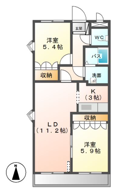 シュノンソー 間取り
