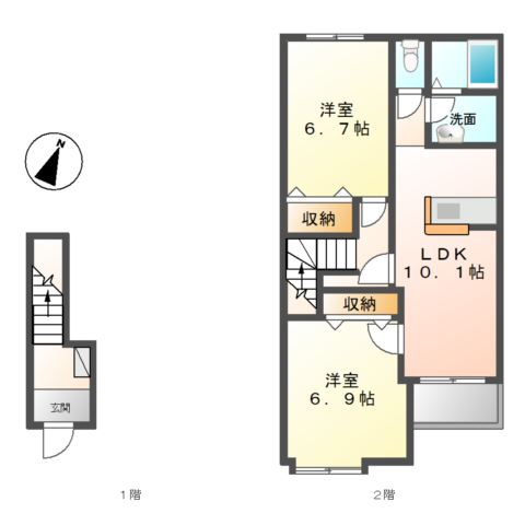 ラ・グラシーヌⅠ 間取り