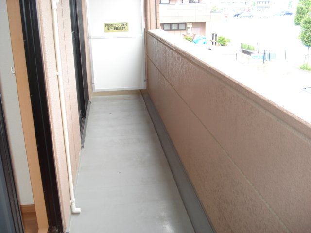 ディアハイムひたち野 ベランダ