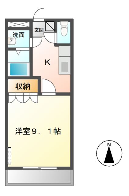 シャルトルⅠ 間取り