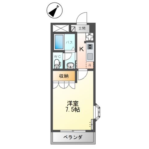 ＡＵＴＨＯＲ千草　Ⅲ 間取り