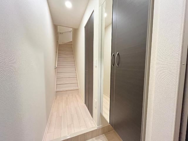 つくば市大角豆新築アパート（仮 玄関