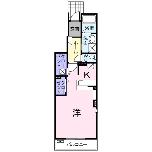 グリーンハイツＢ 101号室 間取り