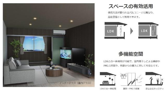 つくば市高野新築アパート（仮 外観
