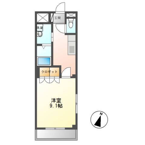 アメニティハイツＫ 間取り