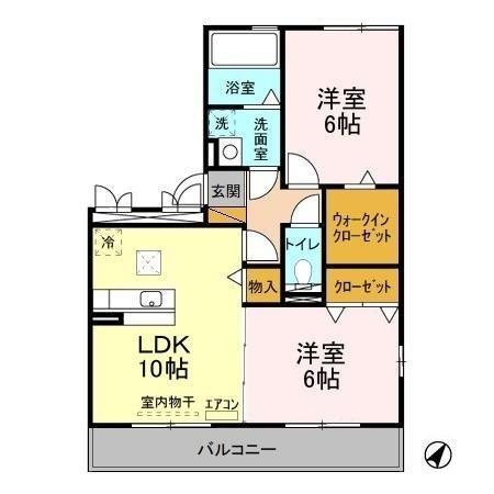 ツインハーモニーB 間取り