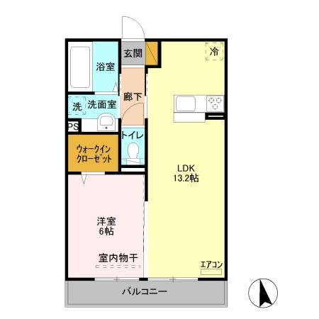 マルシェみどりのⅡ 間取り