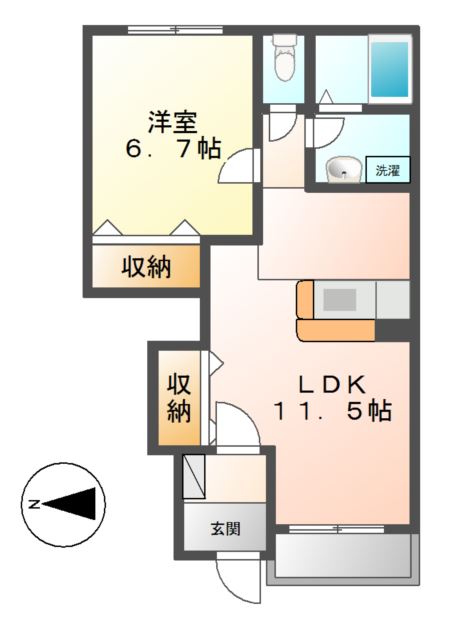 シャンピア（Shannpia） 間取り