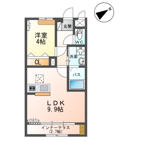 ブランシュ　フルールAR 間取り