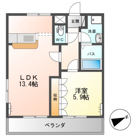 colonnade(コロネード) 間取り