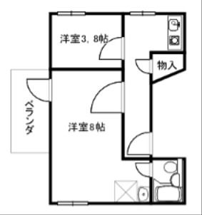 ピュア烏丸  間取り