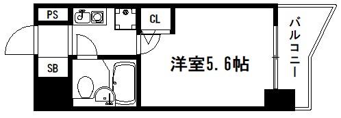サンシティ四条大宮シャトー朝日 間取り