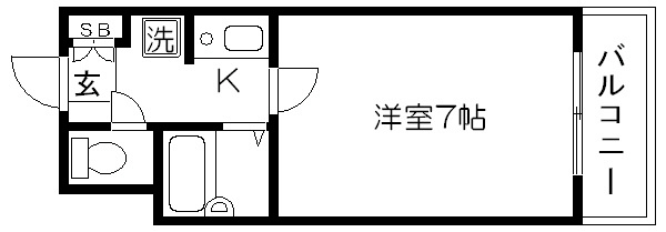 ピラーズ御所西 間取り