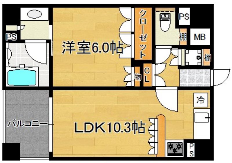 リーガル京都御所東 間取り