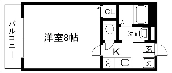 フラッティ梅小路 間取り
