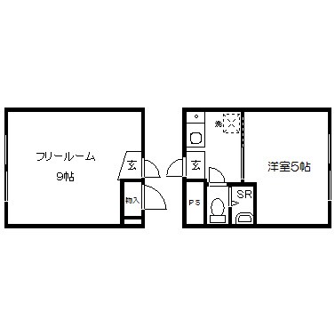 ハイツ金閣 間取り
