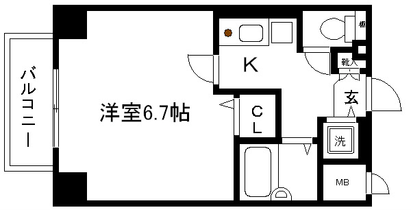 プレサンス京都東山シティライフ 間取り