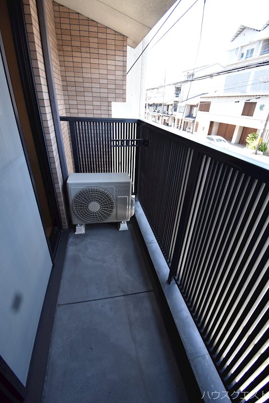 プレサンス京都東山シティライフ ベランダ