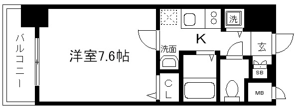 アクアプレイス京都二条城 間取り