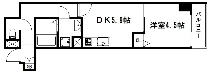 ベラジオ京都西大路Ⅱ 間取り