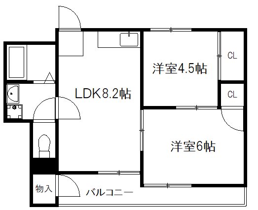ウエストハイマンション西院 間取り