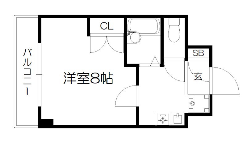 アール四条大宮　 間取り