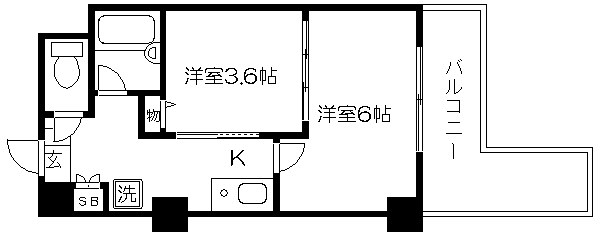 デリード金閣寺道 間取り