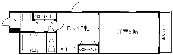 エスリード四条河原町 間取り