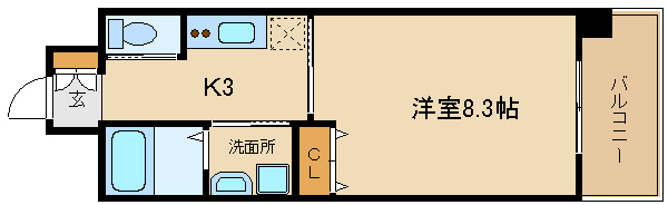 エイペックス京都東山三条 間取り