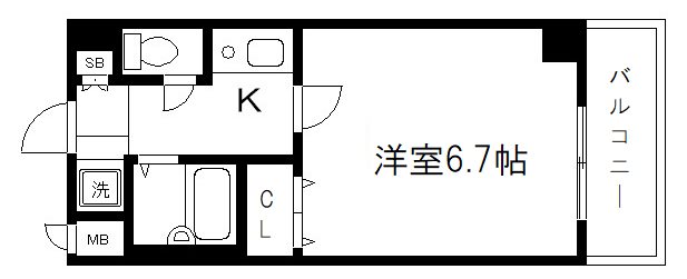 プレサンス京都二条城前 間取り