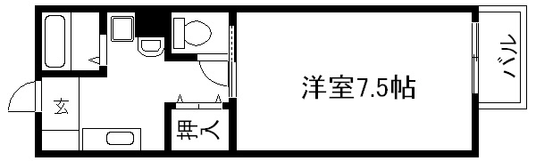 シャンティ1618 間取り
