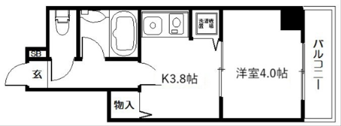 ライオンズマンション五条大宮第二 間取り