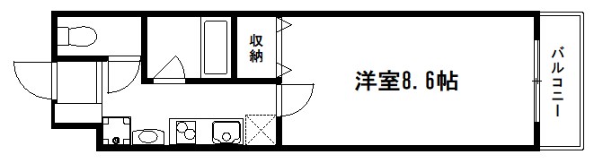 珠光ビル四条大宮 間取り