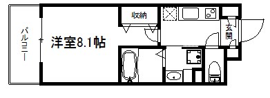 べラジオ西陣聚楽Ⅱ 間取り
