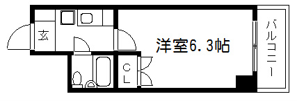 デトムワン西陣 間取り