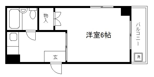 ベルメゾン堀川 間取り